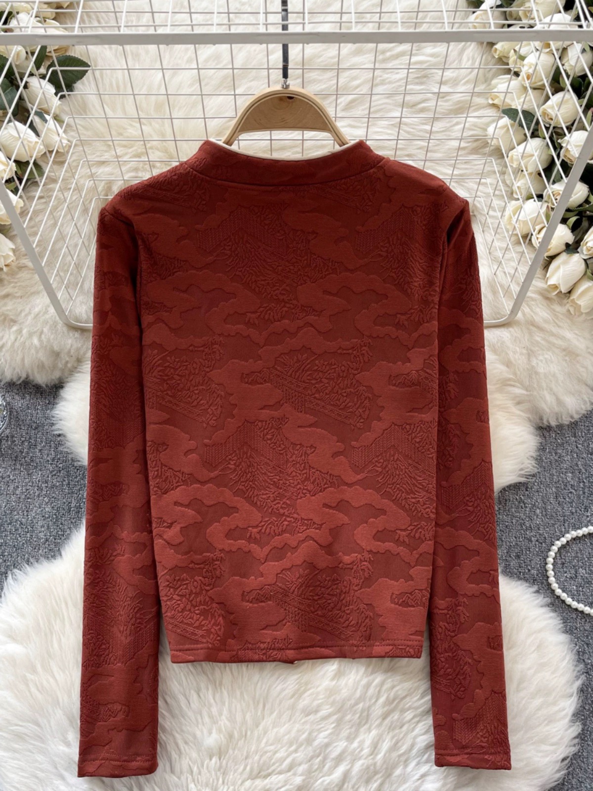 Downtown girl Korean top FTO108 images